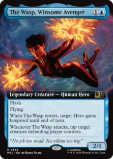 ■拡張アート■《愛らしきアベンジャーズ、ワスプ/The Wasp, Winsome Avenger》[MSC] 青R