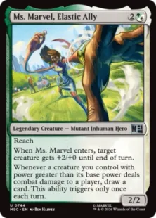 《伸縮する仲間、ミズ・マーベル/Ms. Marvel, Elastic Ally》[MSC] 金U