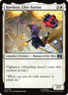 《ホークアイ、クリント・バートン/Hawkeye, Clint Barton》[MSC] 白U