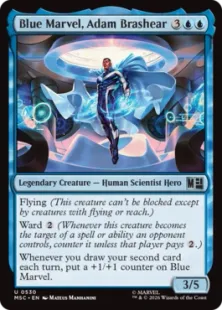 《ブルー・マーベル、アダム・ブラシアー/Blue Marvel, Adam Brashear》[MSC] 青U
