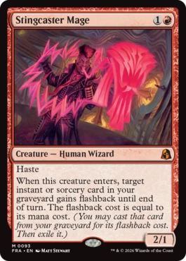 棘唱の魔道士/Stingcaster Mage (English)