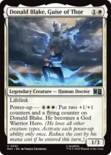 《ソーの仮の姿、ドナルド・ブレイク/Donald Blake, Guise of Thor》[MSC] 白U