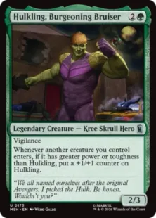 《新星の猛者、ハルクリング/Hulkling, Burgeoning Bruiser》[MSH] 緑U