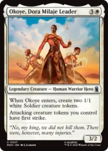《ドーラ・ミラージェのリーダー、オコエ/Okoye, Dora Milaje Leader》[MSH] 白U