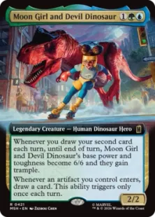 ■拡張アート■《ムーンガールとデビル・ダイナソー/Moon Girl and Devil Dinosaur》[MSH-BF] 金R