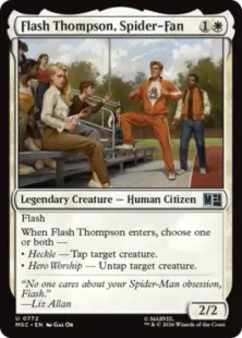 《スパイダー・ファン、フラッシュ・トンプソン/Flash Thompson, Spider-Fan》[MSC] 白U