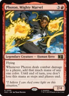 《力強きマーベル、フォトン/Photon, Mighty Marvel》[MSC] 赤R