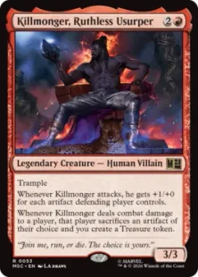《無慈悲なる簒奪者、キルモンガー/Killmonger, Ruthless Usurper》[MSC] 赤R