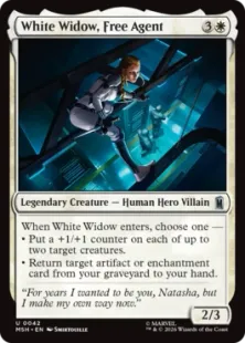 《独立エージェント、ホワイト・ウィドウ/White Widow, Free Agent》[MSH] 白U