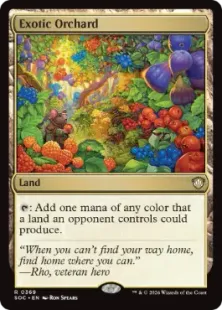 《風変わりな果樹園/Exotic Orchard》[SOC] 土地R