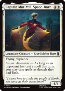 《宇宙に生まれし者、キャプテン・マー＝ベル/Captain Mar-Vell, Space-Born》[MSH] 白U