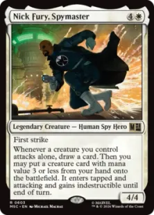 《諜報機関の長、ニック・フューリー/Nick Fury, Spymaster》[MSC] 白R