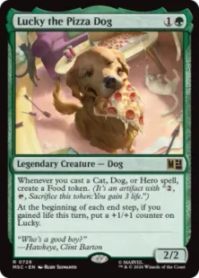 《ピザ犬ラッキー/Lucky the Pizza Dog》[MSC] 緑R