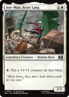 (W Tutorial 14)《アントマン、スコット・ラング/Ant-Man, Scott Lang》[MSC] 白C