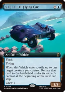 ■拡張アート■《S.H.I.E.L.D.の飛行車/S.H.I.E.L.D. Flying Car》[MSH-BF] 青R