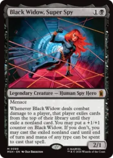 《スーパースパイ、ブラック・ウィドウ/Black Widow, Super Spy》[MSH] 黒R