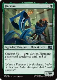 《フラットマン/Flatman》[MSC] 緑U