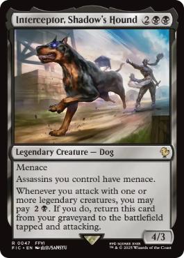 《シャドウの愛犬、インターセプター/Interceptor, Shadow's Hound》[FIC] 黒R