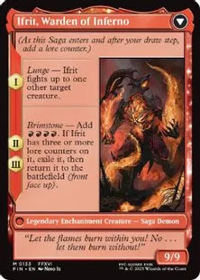 《イフリートのドミナント、クライヴ/Clive, Ifrit's Dominant》/《火の召喚獣、イフリート/Ifrit, Warden of Inferno》[FIN] 赤R