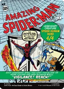 (232)■ボーダーレス■《ピーター・パーカー/Peter Parker》/《アメイジング・スパイダーマン/Amazing Spider-Man》[SPM-BF] 白R