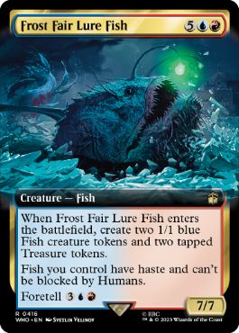 ■拡張アート■《フロストフェアのチョウチンアンコウ/Frost Fair Lure Fish》[WHO-BF] 金R