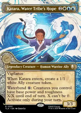 ■ショーケース■《水の部族の希望、カタラ/Katara, Water Tribe's Hope》[TLA-BF] 金R