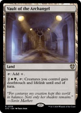 《大天使の霊堂/Vault of the Archangel》[OTC] 土地R
