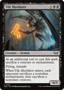《不快な切断魔/Vile Mutilator》[DSK] 黒U