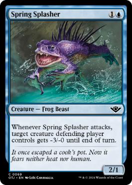 《泉の飛沫散らし/Spring Splasher》[OTJ] 青C