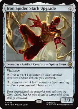 《スタークによる改良、アイアン・スパイダー/Iron Spider, Stark Upgrade》[SPM] 茶R