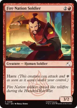 《火の国の兵士/Fire Nation Soldier》[TLE] 赤C