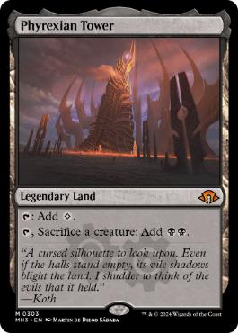 《ファイレクシアの塔/Phyrexian Tower》[MH3] 土地R