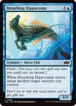 《水跳ねの海馬/Breaching Hippocamp》[J25] 青C