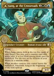 ■ショーケース■《岐路に立つアン/Aang, at the Crossroads》/《定められし救済者、アン/Aang, Destined Savior》[TLA-BF] 金R