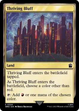 《興隆する絶壁/Thriving Bluff》[WHO] 土地C