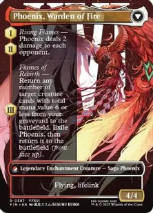 ■ボーダーレス■《フェニックスのドミナント、ジョシュア/Joshua, Phoenix's Dominant》/《火の召喚獣、フェニックス/Phoenix, Warden of Fire》[FIN-BF] 金R
