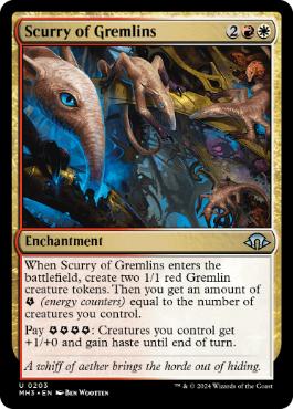 《グレムリンの小走り/Scurry of Gremlins》[MH3] 金U