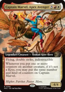 ■拡張アート■《最高のアベンジャーズ、キャプテン・マーベル/Captain Marvel, Apex Avenger》[MSC] 金R