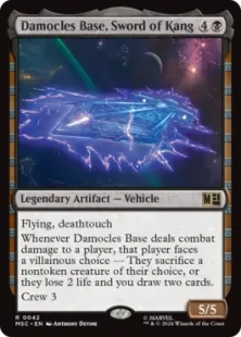 《カーンの剣、ダモクレス基地/Damocles Base, Sword of Kang》[MSC] 黒R