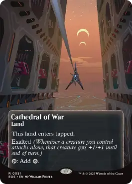 (051)■ボーダーレス■《戦の大聖堂/Cathedral of War》[EOS] 土地R