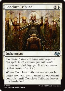 《議事会の裁き/Conclave Tribunal》[J25] 白U