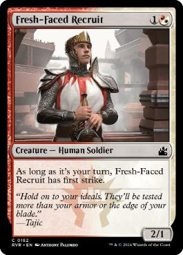 《初々しい補充兵/Fresh-Faced Recruit》[RVR] 金C