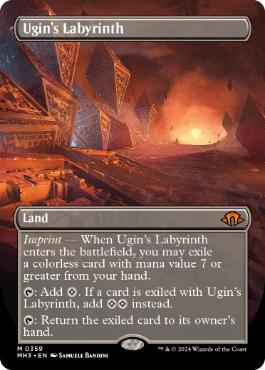 ■ボーダーレス■《ウギンの迷宮/Ugin's Labyrinth》[MH3-BF] 土地R