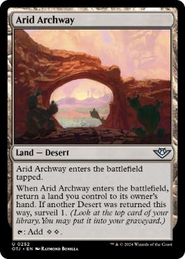 《乾燥地帯のアーチ道/Arid Archway》[OTJ] 土地U