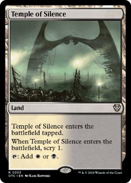 《静寂の神殿/Temple of Silence》[OTC] 土地R