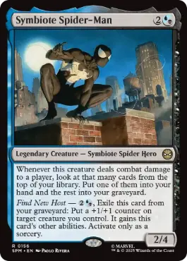 《シンビオートのスパイダーマン/Symbiote Spider-Man》[SPM] 金R