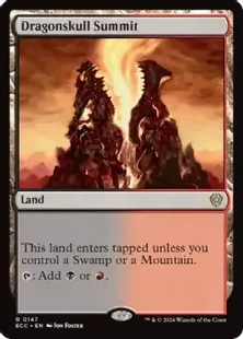 《竜髑髏の山頂/Dragonskull Summit》[ECC] 土地R