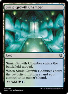 《シミックの成長室/Simic Growth Chamber》[MKC] 土地U