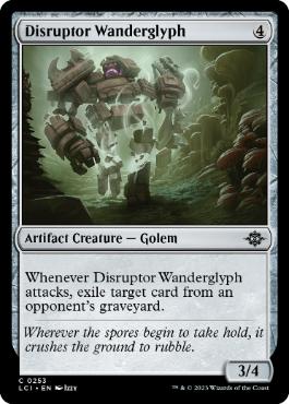 《歩く彫像の攪乱者/Disruptor Wanderglyph》[LCI] 茶C