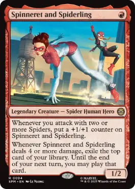《スピナレットとスパイダリング/Spinneret and Spiderling》[SPM] 赤R